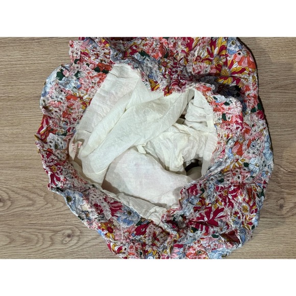 Solitare Women Floral Eyelet Lace 2 Piece Set Top and Shorts Multicolor Size M - Picture 9 of 11